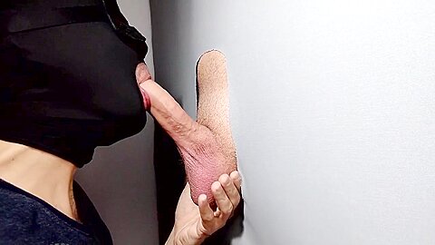 Boy Comes To Gloryhole After Going Out Of Partying