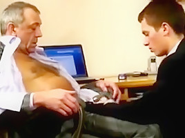Boy Fucks his Mature Boss