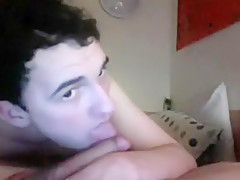 Boyfriends Cute Blowjob On Cam