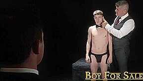 BoysForSale Noah White bends over for top buyer in DILF orgy