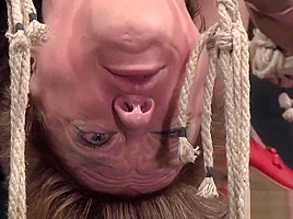 Breast tied babes titties turn purple