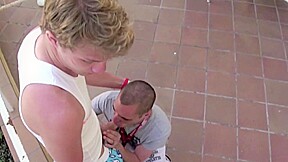 Brian Fuckd By The Blond Kameron Fros Tin Outdoor - FrenchFuckers