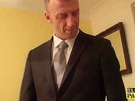 British spex sub cockriding before cumshot