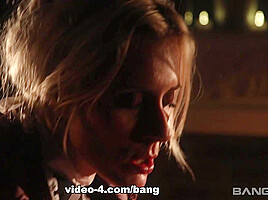 Brittany bardot ties up and blindfolds her man so she can be in control - BANG