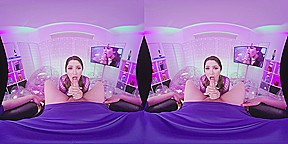 Brunette Compilation - Blowjob and Cumshot Cumpilation POV VR