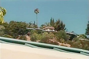 Brunette Jessica B Sucks And Gets Fucked By The Pool