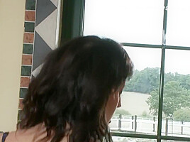 Brunette Whore Fucks Herself With Favorite Pink Dildo