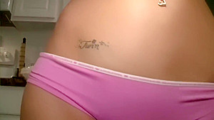 Brunette girl bares all at party - DreamGirls