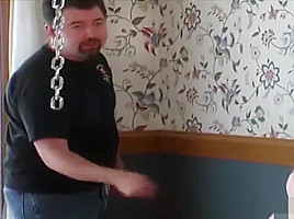 Brunette humiliates like a slave bondage and fetish old man
