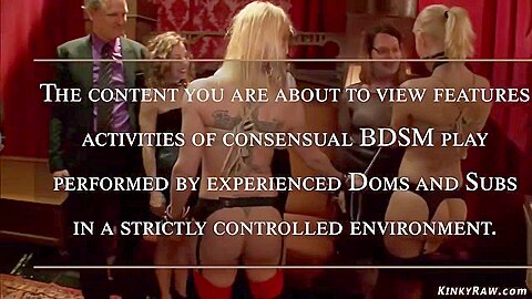 Busty Slave Is Licked At Bdsm Orgy