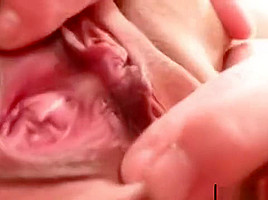 Busty amateur lady moves her pussy muscles