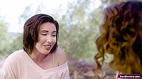 Busty babe masturbated when she suggests a ***with gfs ex