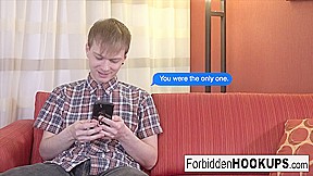 Busty blonde gets fucked by her step-brothers huge cock - ForbiddenHookups