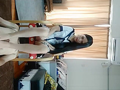 CHINESE FEMDOM调教男M足交 裸足足交 foot job