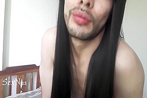 Caliente Con Peluca Negra 5 Min