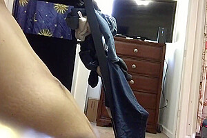 Calista Giving A Retired Elderly Air Force Blow Job