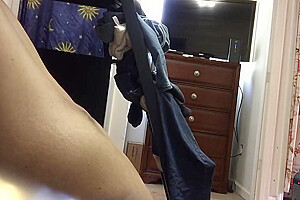 Calista Giving A Retired Elderly Air Force Blow Job