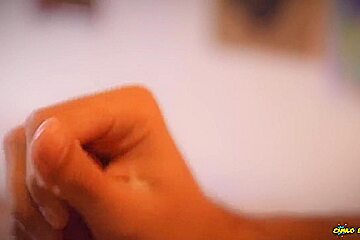 Cameraman Helps Masturbate His Big Uncut Cock Till He Shoots A Nice Load And Swallows H - Camilo Brown