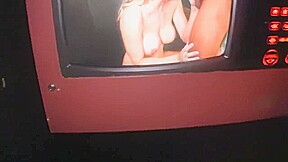 Cameron is lit at the gloryhole
