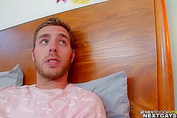 Carter Woods, Justin Matthews And Gay Porn In Carter Dares To Put His Cock In His Mouth