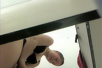 Changing room tits naked and in the lingerie bra