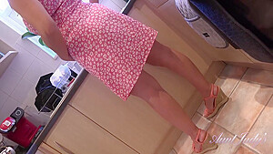 Charlie Rae And Judys - Naughty Kitchen Fun With Busty Bbw Housewife Pov)