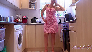 Charlie Rae And Judys - Naughty Kitchen Fun With Busty Bbw Housewife Pov)