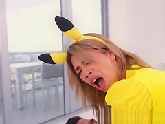 Charming hottie babe Giselle Ambrosio sucking hard
