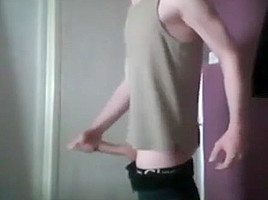 Chav Jerk Off with Flesh Toy