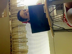 Cheerleader in the computer class