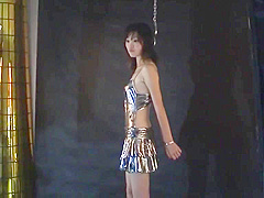 Chinese Girl In Metal And Rope