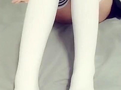 Chinese Goddess in school uniform strip