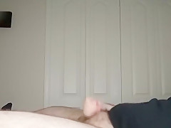 Chubby Virgin Milks His Cock After A Long Day of Edging