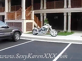 Claudia Marie And Karen Fisher In Celeste Foxxx - Biker Blowjob
