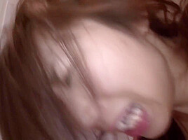 Close Up Of Asian Masturbation