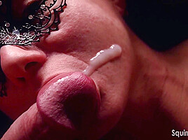 Close-up Of Egg Fetish And Big Cock Blowjob Before Cum In Mouth
