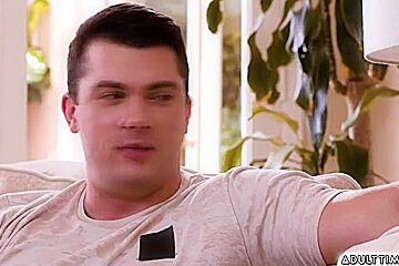 Collin Simpson And Jim Fit - Sexy Asian Blowjob His Friends Dick Down To His Throat