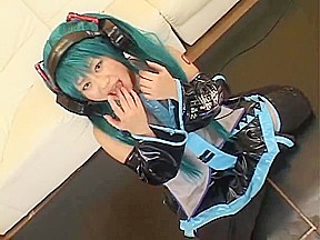 Cosplay Vocaloid - Hatsune Miko fifth of 5 (Censored)