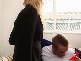 Cougars And In Threesome - Black Angelika And Chloe Conrad
