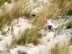 Couple caught fucking in the beach dunes