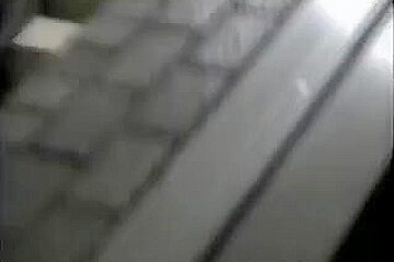 Couple fucks hard on the stairs