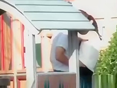 Couples fuck in the park