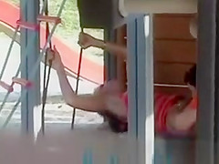 Couples fuck in the park