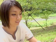 Crazy Japanese chick in Best Outdoor JAV clip