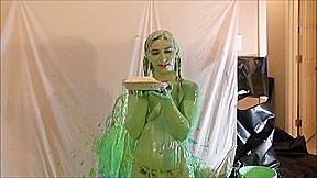 Cream slimed wam girl