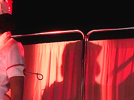 Creepy-Sexy nurse Skin Diamond dances and teases