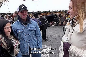 Cuckold Boyfriend Watches His Girl Fucked By A Couple For Money
