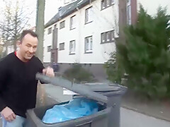 Curvy German Chick Gets Banged Hard In The Back Of The Car