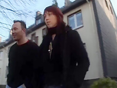 Curvy German Chick Gets Banged Hard In The Back Of The Car
