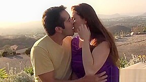 Curvy beauty Allison Moore lovemaking under the stars